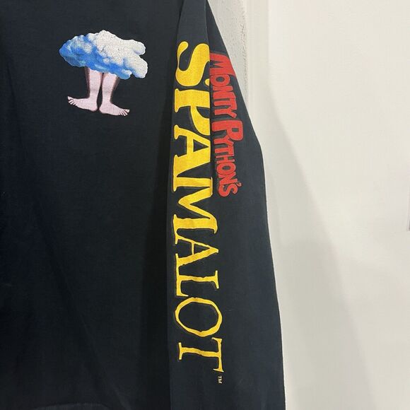 Vintage 2000s Monty Python Spamalot Longsleeve Shirt Size Medium - Picture 6 of 6